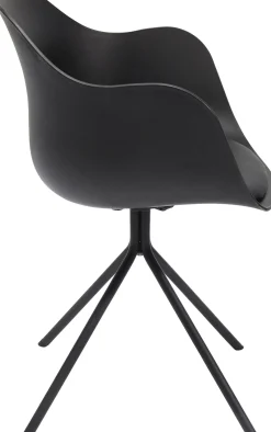 KARE Design Sedia con braccioli nera Bel Air  - KARE> Sedie
