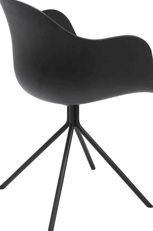 KARE Design Sedia con braccioli nera Bel Air  - KARE> Sedie