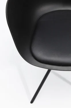 KARE Design Sedia con braccioli nera Bel Air  - KARE></noscript> Sedie