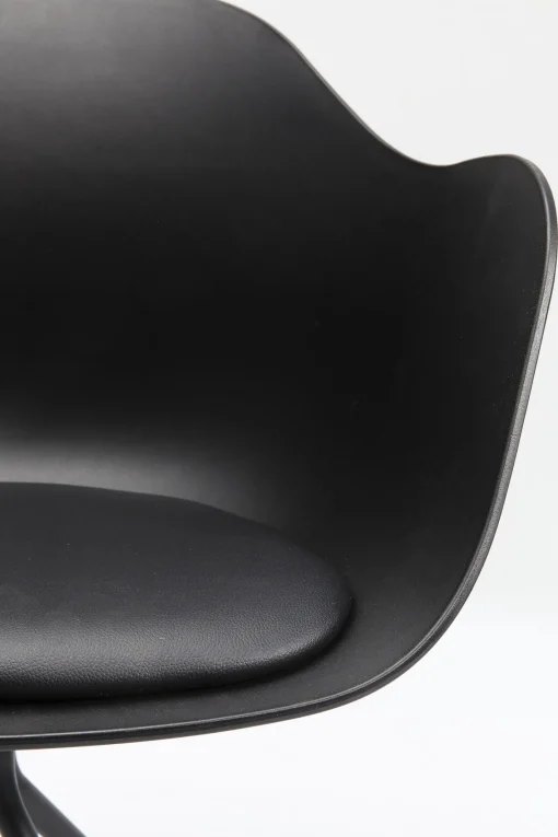 KARE Design Sedia con braccioli nera Bel Air  - KARE> Sedie