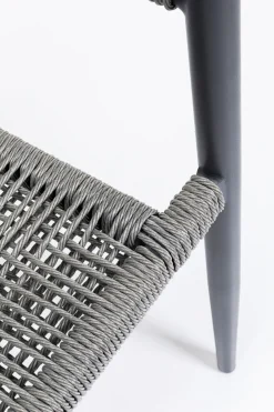 KARE Design Sedia con braccioli Palma grigio - KARE></noscript> Sedie