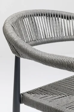 KARE Design Sedia con braccioli Palma grigio - KARE></noscript> Sedie