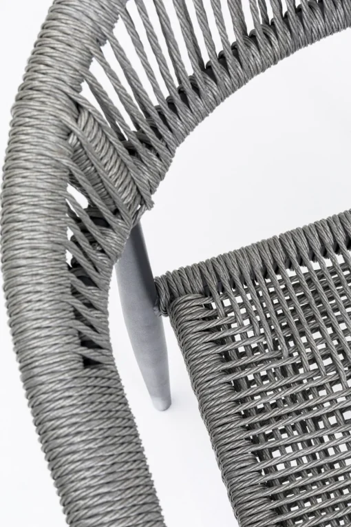KARE Design Sedia con braccioli Palma grigio - KARE> Sedie