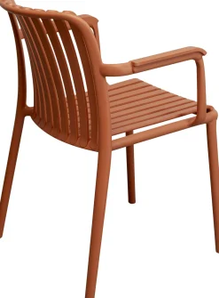 KARE Design Sedia con braccioli Porto Santo Terracotta - KARE> Sedie