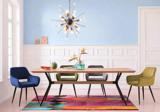 KARE Design Sedia Con Braccioli San Francisco Blu - KARE> Sedie