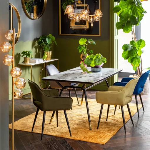 KARE Design Sedia Con Braccioli San Francisco Verde Scuro - KARE> Sedie
