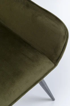 KARE Design Sedia Con Braccioli San Francisco Verde Scuro - KARE></noscript> Sedie