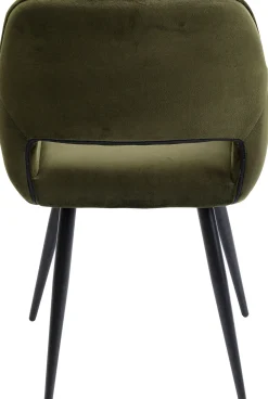 KARE Design Sedia Con Braccioli San Francisco Verde Scuro - KARE></noscript> Sedie