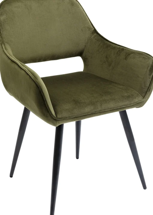 KARE Design Sedia Con Braccioli San Francisco Verde Scuro - KARE> Sedie