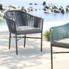 KARE Design Sedia con braccioli Santanyi grigio scuro - KARE> Sedie