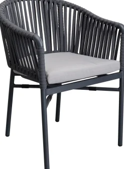 KARE Design Sedia con braccioli Santanyi grigio scuro - KARE></noscript> Sedie