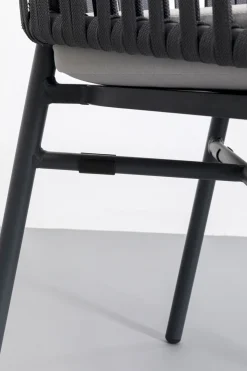 KARE Design Sedia con braccioli Santanyi grigio scuro - KARE></noscript> Sedie