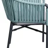KARE Design Sedia con braccioli Santanyi blu petrolio - KARE> Sedie