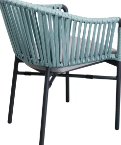 KARE Design Sedia con braccioli Santanyi blu petrolio - KARE> Sedie