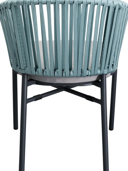 KARE Design Sedia con braccioli Santanyi blu petrolio - KARE> Sedie