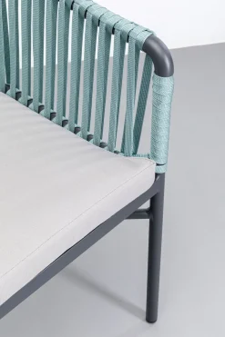 KARE Design Sedia con braccioli Santanyi blu petrolio - KARE></noscript> Sedie