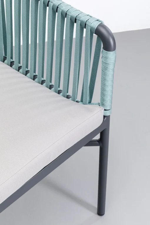 KARE Design Sedia con braccioli Santanyi blu petrolio - KARE> Sedie