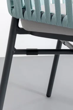 KARE Design Sedia con braccioli Santanyi blu petrolio - KARE></noscript> Sedie