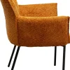 KARE Design Sedia con braccioli Selma arancione - KARE> Sedie
