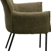 KARE Design Sedia con braccioli Selma verde oliva - KARE> Sedie