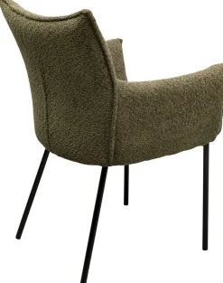 KARE Design Sedia con braccioli Selma verde oliva - KARE> Sedie