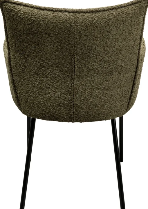 KARE Design Sedia con braccioli Selma verde oliva - KARE> Sedie