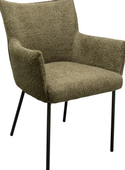 KARE Design Sedia con braccioli Selma verde oliva - KARE></noscript> Sedie
