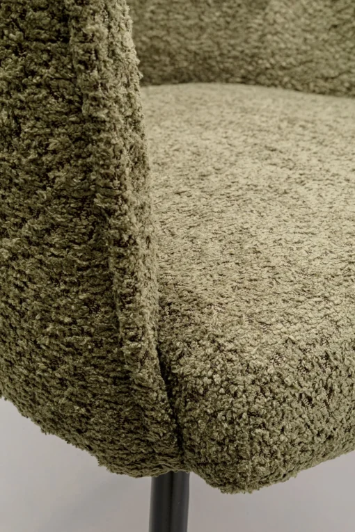KARE Design Sedia con braccioli Selma verde oliva - KARE> Sedie