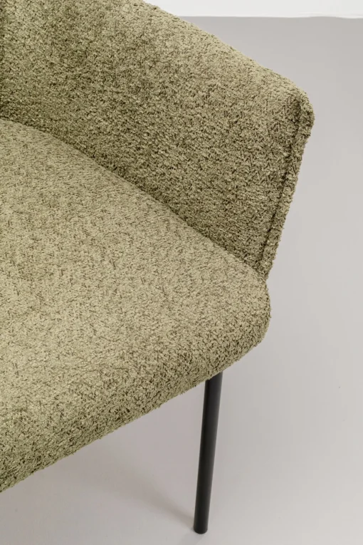 KARE Design Sedia con braccioli Selma verde oliva - KARE> Sedie