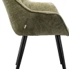 KARE Design Sedia con braccioli Thelma Melange Verde - KARE> Sedie