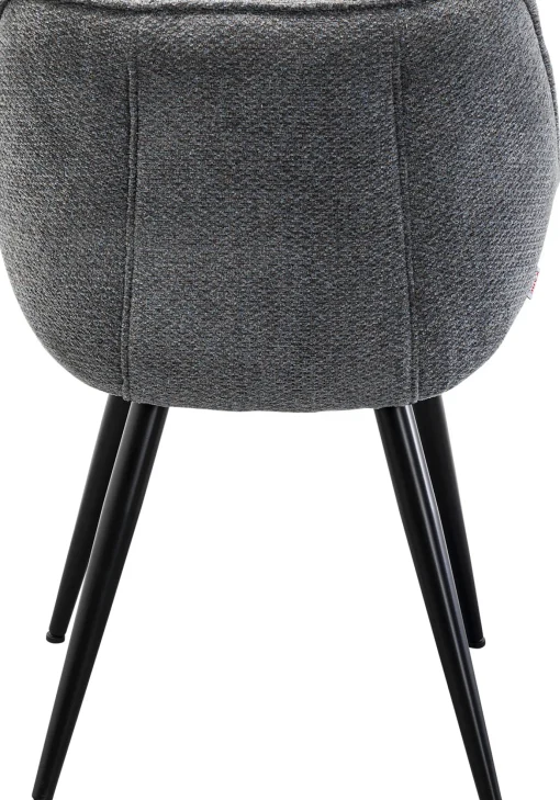 KARE Design Sedia con braccioli Thelma Melange Grigio - KARE> Sedie