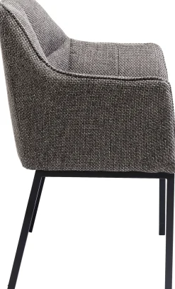 KARE Design Sedia con braccioli ThinkThank grigia - KARE> Sedie