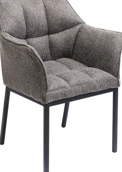KARE Design Sedia con braccioli ThinkThank grigia - KARE></noscript> Sedie