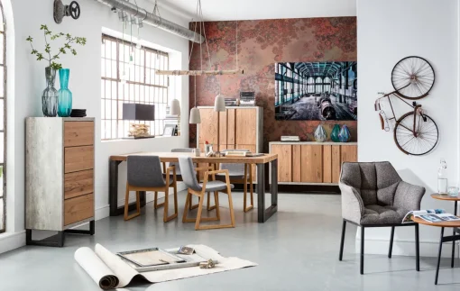 KARE Design Sedia con braccioli ThinkThank grigia - KARE> Sedie
