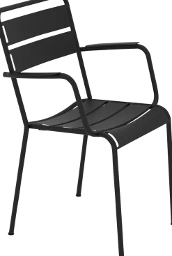 KARE Design Sedia con braccioli Twist antracite - KARE> Sedie