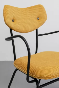 KARE Design Sedia con braccioli Viola giallo - KARE></noscript> Sedie