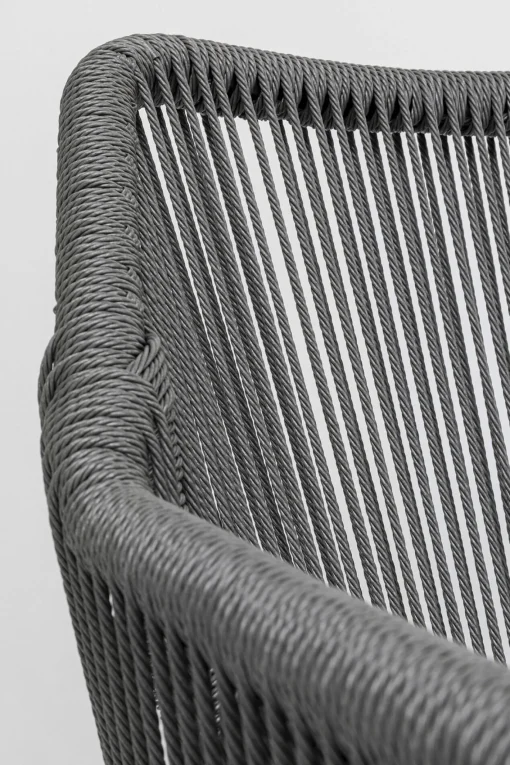 KARE Design Sedia con braccioli Wave grigio - KARE> Sedie