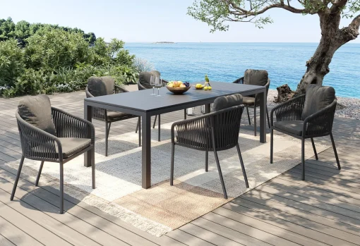 KARE Design Sedia Cyprus grigio - KARE> Sedie