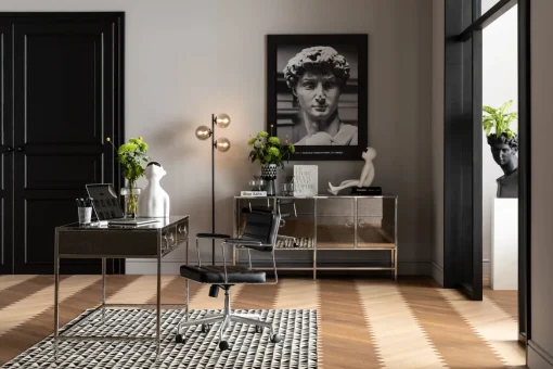 KARE Design Sedia da ufficio Dottore nera - KARE> Sedie