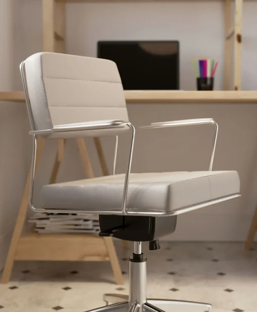 KARE Design Sedia da ufficio Dottore grigia - KARE> Sedie