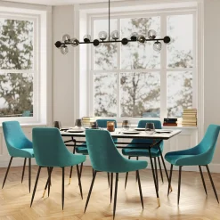 KARE Design Sedia East Side Blu Petrolio - KARE> Sedie