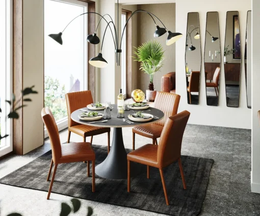 KARE Design Sedia Freddy marrone - KARE> Sedie