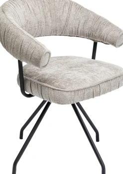 KARE Design Sedia girevole Arabella argento - KARE></noscript> Sedie
