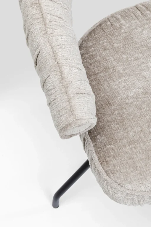 KARE Design Sedia girevole Arabella argento - KARE> Sedie