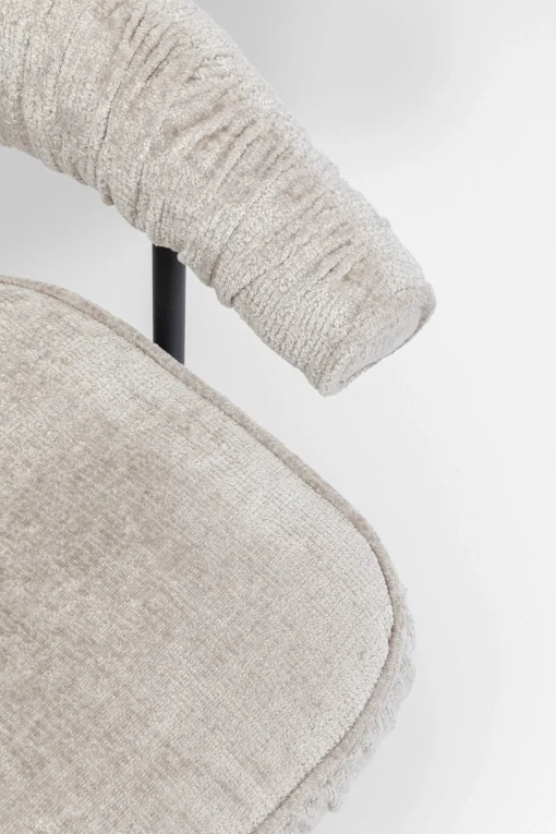 KARE Design Sedia girevole Arabella argento - KARE> Sedie