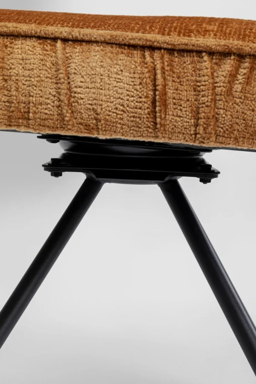KARE Design Sedia girevole Arabella arancione - KARE> Sedie