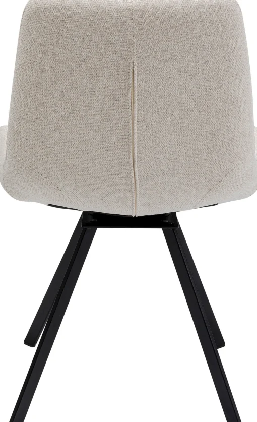 KARE Design Sedia girevole Baron crema - KARE> Sedie