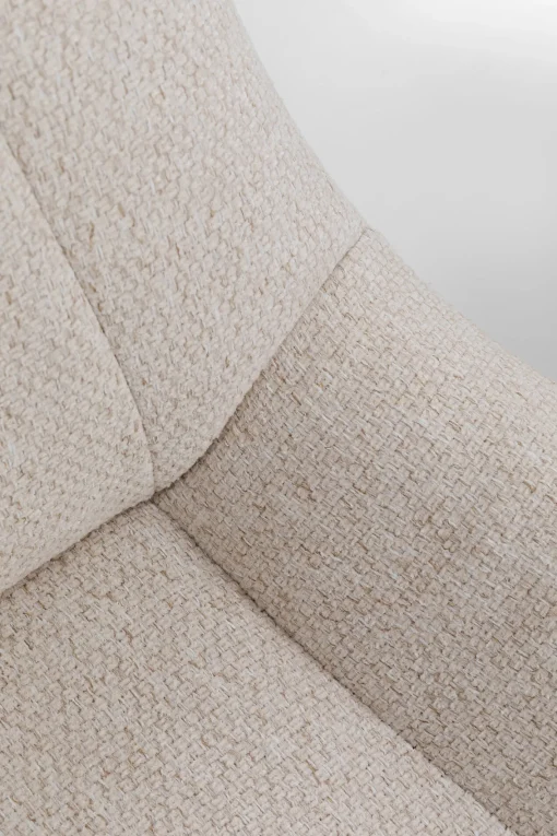 KARE Design Sedia girevole Baron crema - KARE> Sedie