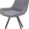 KARE Design Sedia girevole Baron grigio - KARE> Sedie