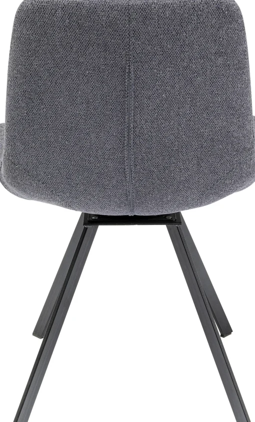 KARE Design Sedia girevole Baron grigio - KARE> Sedie